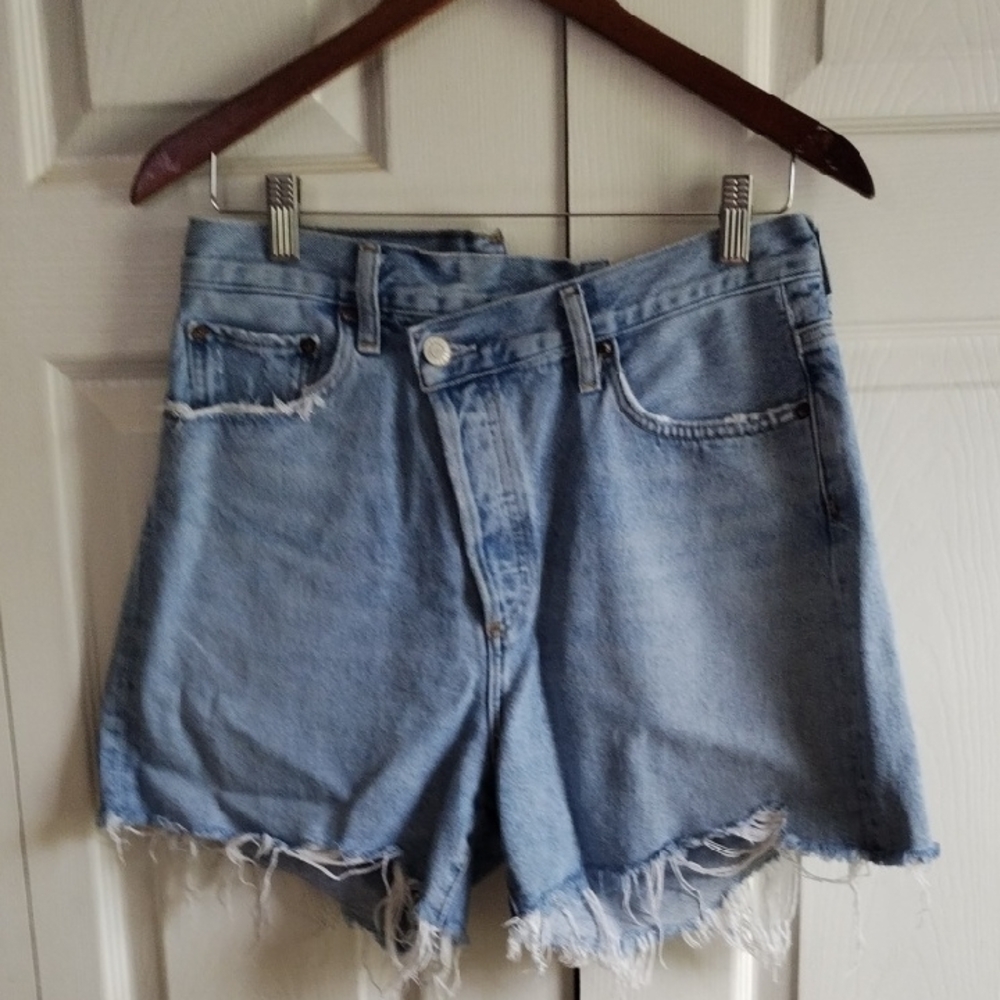 Agolde Criss Cross Shorts Size 28
